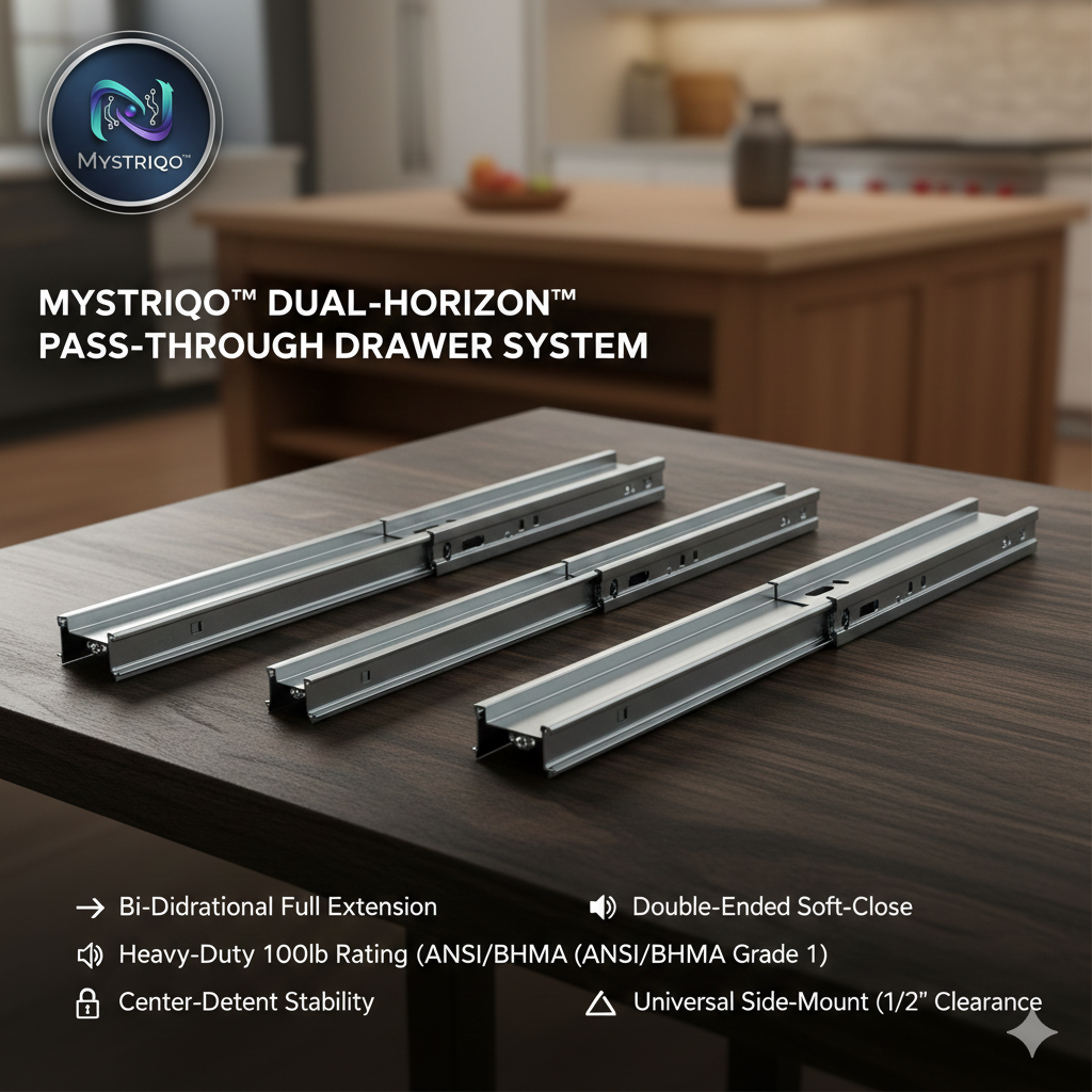 Mystriqo™ Dual-Horizon™ Pass-Through Drawer System