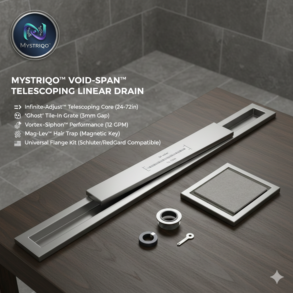 Mystriqo™ Void-Span™ Telescoping Linear Drain