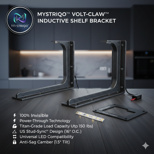 Mystriqo™ Volt-Claw™ Inductive Shelf Bracket