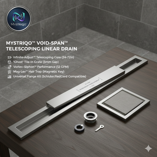 Mystriqo™ Void-Span™ Telescoping Linear Drain